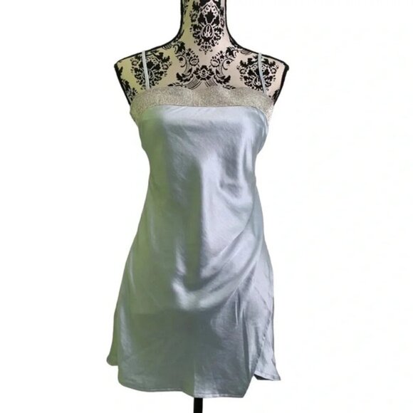 NWOT Klesis Satin Slip Dress - Picture 4 of 9